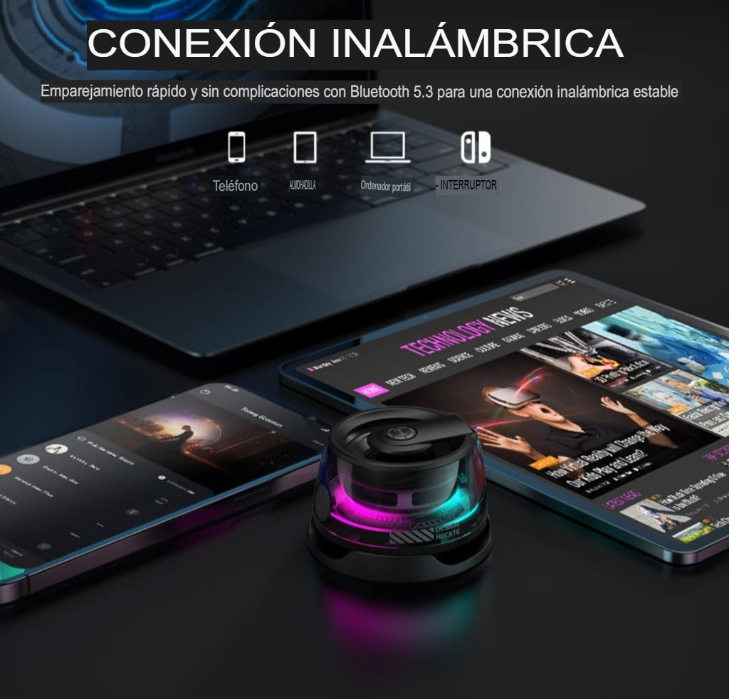 Parlante Bluetooth Portátil Magnetico